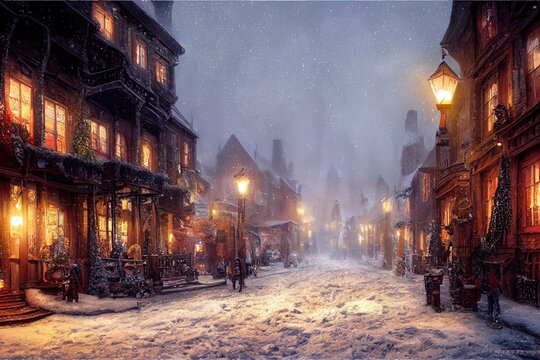177,620 Snowy Street Images, Stock Photos, 3D objects, & Vectors