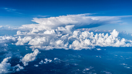 Naklejka na ściany i meble Cloudscape at 30,000 feet