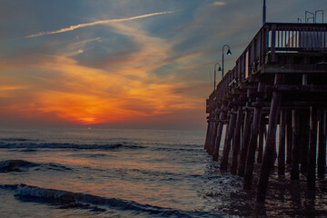 Sunrise at Sandbridge in Virginia Beach