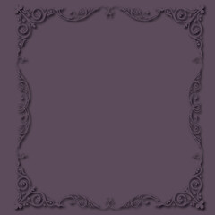 Frame, in the style of an ornament, Vector illustration eps 10, Art.
