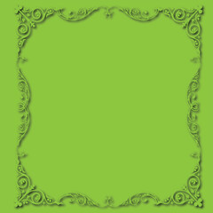 Frame, in the style of an ornament, Vector illustration eps 10, Art.