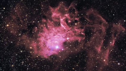Obraz na płótnie Canvas IC405 Flaming Star Nebula