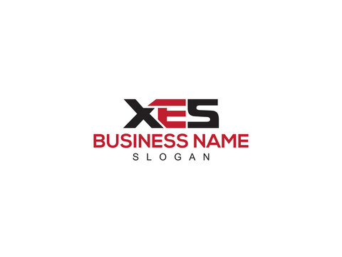 Professional Three Letter XES x e s Logo Icon Vector Art With White Background Design For You
