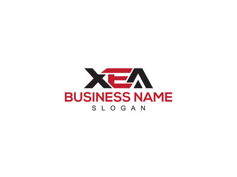 Professional Three Letter XEA x e a Logo Icon Vector Art With White Background Design For You