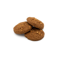 Organic cookie with almond and cocoa