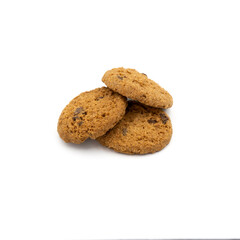 Organic cookie with chocolate and coconut
