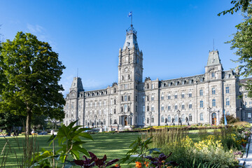 Fototapeta premium Quebec's parliament in summer, Quebec city.