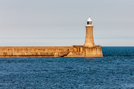 Leuchtturm von Tynemouth, England, UK, Europa