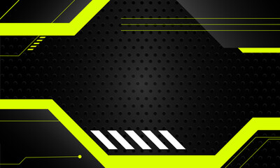 abstract futuristic gaming background overlay for copy space. metal plate wallpaper for live streaming monitor display © berkahjayamaterial