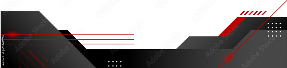 Poster futuristic gaming overlay for design element copy space. modern shape for ornament live streaming HUD monitor display