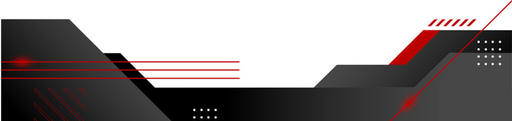 Obraz premium futuristic gaming overlay for design element copy space. modern shape for ornament live streaming HUD monitor display