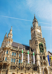 Fototapeta premium Munich city center, chapel. Selective focus.