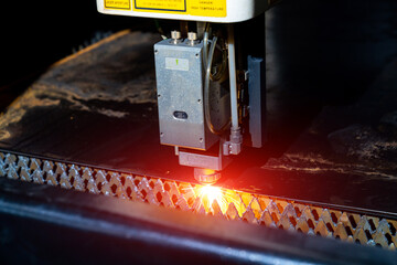 Metal formation factory manufacturing. Industrial technology construction.