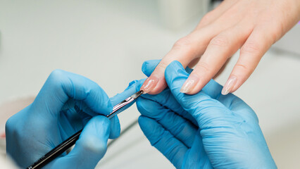 Process nail modeling gel polish
