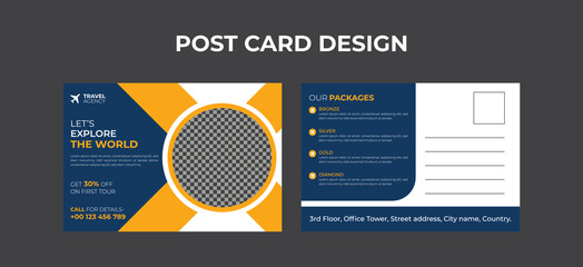 EDDM, Postcard Corporate postcard design template. creative and modern postcard design. Postcard design template. Postcard real estate, business postcard, agency postcards,