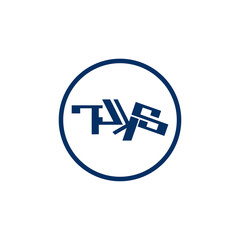 Simple creative TKS logo design