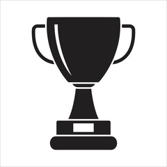trophy icon vector design template