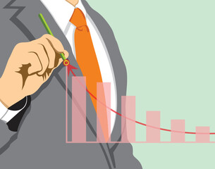 professional person with graph
Target points with good prospects