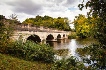 Fototapeta premium Five Arch Bridge at Virginia Water, Bagshot, Surrey