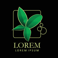 Attractive Green leaves logo for a company