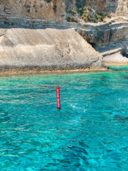 Tauchboje - Diver below - Zakynthos Mittelmeer