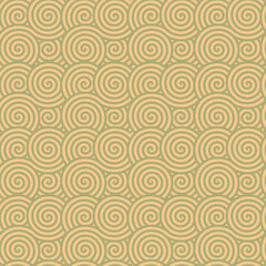 Seamless repeating pattern of spirals