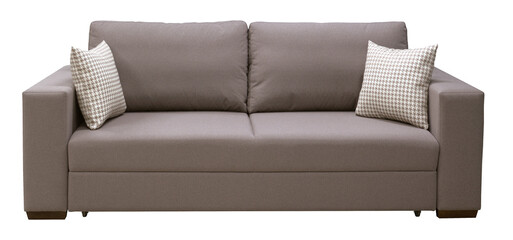 Sofa isolated on white background. Including clipping path