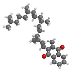 Vitamin K1 (phylloquinone) molecule