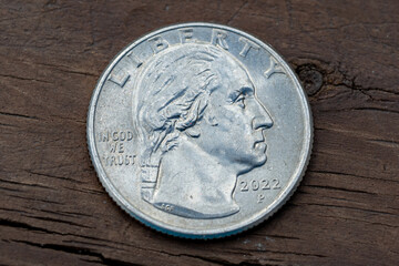Quater dollar 2022 George Washington Lauras Gardin Frasers portrait of George Washington