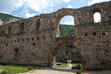 Fototapeta na wymiar The Manasija Monastery also known as Resava, is a Serbian Orthodox monastery near Despotovac city in Serbia, founded by Despot Stefan Lazarevic between 1406 and 1418