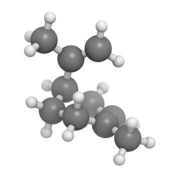 limonene citrus scent molecule, chemical structure