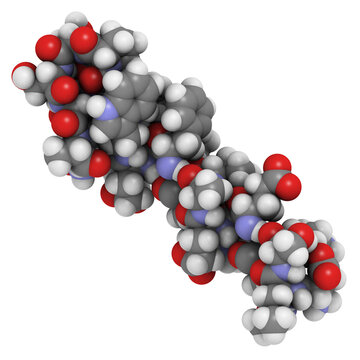 Exendin-4 (exenatide) molecule, chemical structure