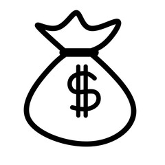 Money line icon, Money  icon, Money logo