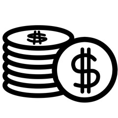 Money line icon, Money  icon, Money logo