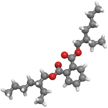 bis(2-ethylhexyl) phtalate (DEHP) molecule