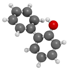 2-phenylphenol preservative molecule. Biocide used as food additive, preservative, and disinfectant.