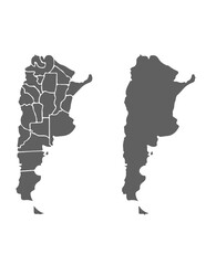Mapa argentina © Renata