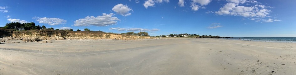 plages à Raguenez au Pays de l'Aven en Basse Cornouaille Finistère Bretagne France	
