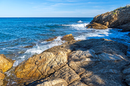  K&uuml;ste bei Les Issambres an der C&ocirc;te d'Azur