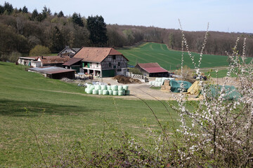 Fototapeta na wymiar Bauernhof im Taunus
