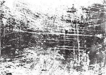 Glitch distorted geometric shape . Noise destroyed logo . Trendy defect error shapes . Glitched frame .Grunge textured . Distressed effect .Vector shapes with a halftone dots screen print texture.