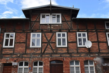 Alte Backsteinfassaden in Danzig