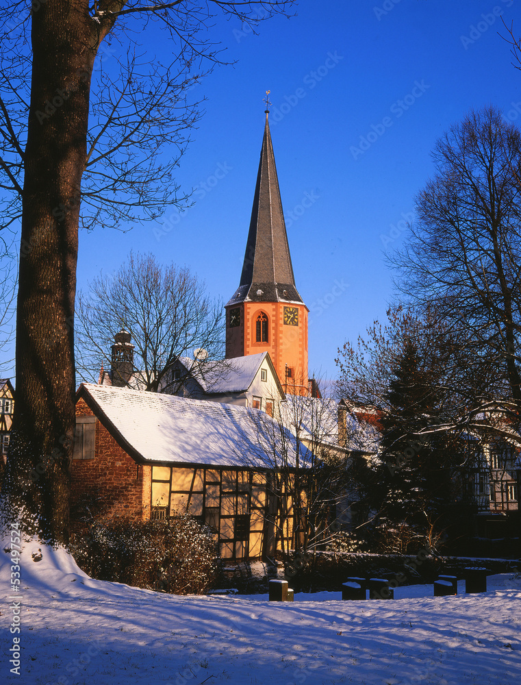 Canvas Prints Stadtkirche in Michelstadt