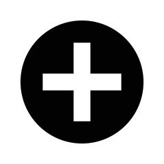 Obraz premium Plus icon vector illustration logo template for many purpose.