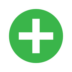 Obraz premium Plus icon vector illustration logo template for many purpose.