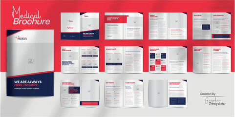 Medical Brochure Design Medical Brochure Layout Healthcare Brochure Layout