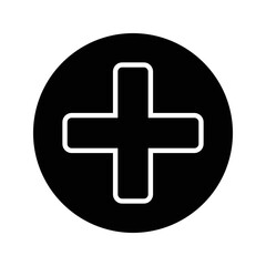 Obraz premium Plus icon vector illustration logo template for many purpose.