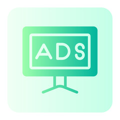 advertising gradient icon