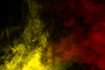 Obraz premium Red steam on a black background.