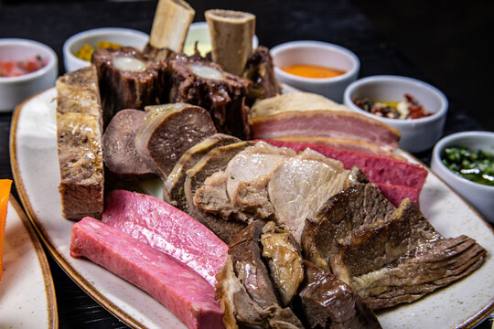 Typical peruvian food, Sancochado is a typical dish of Peruvian gastronomy